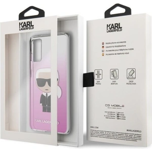 Hurtownia GSM - Karl Lagerfeld KLHCS62TRDFKPI S20 G980 różowy/pink Karl Ikonik - KLD243PNK - {ean13} - Hurt