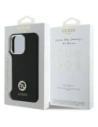 Guess GUHCP16LM4DGPK Apple iPhone 16 Pro Hartschale Silikon Logo Strass 4G schwarz