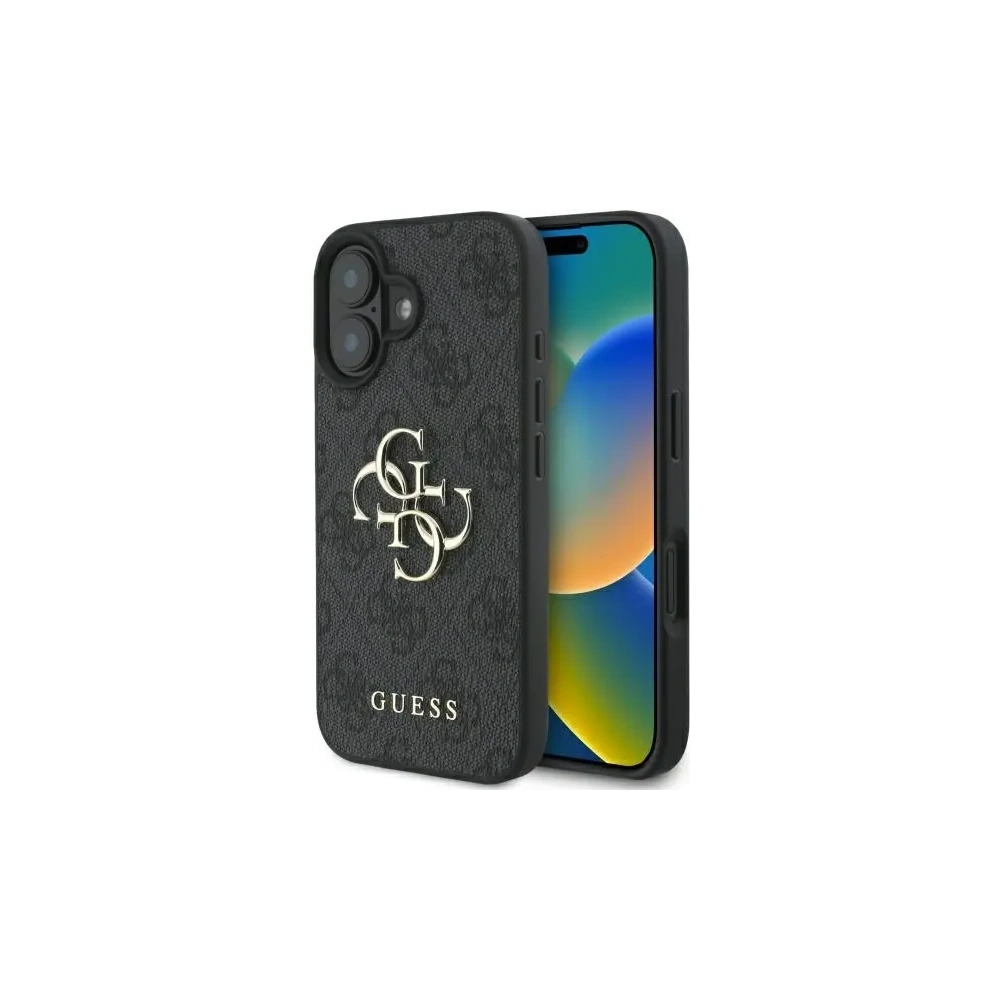Hurtownia GSM - Guess GUHCP16M4GMGGR Apple iPhone 16 Plus kemény tok 4G Nagy Logó fekete - GUE4100 - {ean13} - Hurt