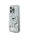 Wholesale Karl Lagerfeld KLHMP16LLGCHSGH Apple iPhone 16 Pro hardcase Liquid Glitter Choupette Head Magsafe transparent - KLD21797 - {ean13} - Hurt