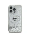 Wholesale Karl Lagerfeld KLHMP16LLGCHSGH Apple iPhone 16 Pro hardcase Liquid Glitter Choupette Head Magsafe transparent - KLD21797 - {ean13} - Hurt