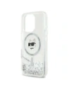 Wholesale Karl Lagerfeld KLHMP16LLGCHSGH Apple iPhone 16 Pro hardcase Liquid Glitter Choupette Head Magsafe transparent - KLD21797 - {ean13} - Hurt