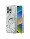 Wholesale Karl Lagerfeld KLHMP16LLGKCSGH Apple iPhone 16 Pro hardcase Liquid Glitter Karl&Choupette Head Magsafe transparent - KLD21798 - {ean13} - Hurt