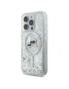 Wholesale Karl Lagerfeld KLHMP16LLGKCSGH Apple iPhone 16 Pro hardcase Liquid Glitter Karl&Choupette Head Magsafe transparent - KLD21798 - {ean13} - Hurt