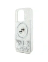 Wholesale Karl Lagerfeld KLHMP16LLGKCSGH Apple iPhone 16 Pro hardcase Liquid Glitter Karl&Choupette Head Magsafe transparent - KLD21798 - {ean13} - Hurt