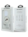 Wholesale Karl Lagerfeld KLHMP16LLGKCSGH Apple iPhone 16 Pro hardcase Liquid Glitter Karl&Choupette Head Magsafe transparent - KLD21798 - {ean13} - Hurt