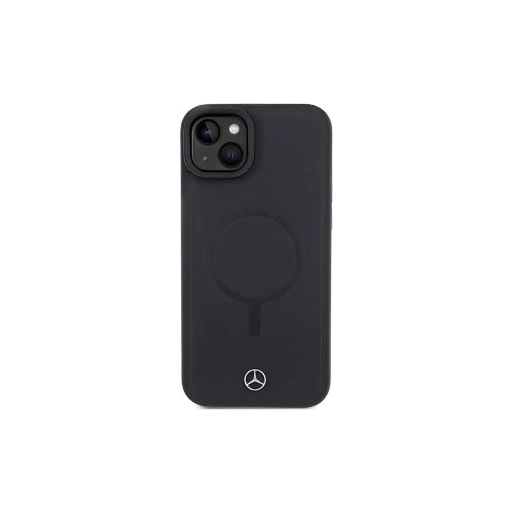 Hurtownia GSM - Mercedes MEHMP15M23RCMK Apple iPhone 15 Plus / 14 Plus hardcase din piele netedă MagSafe negru - MRS226 - {ean13} - Hurt