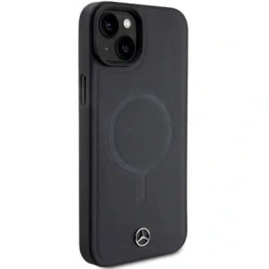 Hurtownia GSM - Mercedes MEHMP15M23RCMK Apple iPhone 15 Plus / 14 Plus hardcase din piele netedă MagSafe negru - MRS226 - {ean13} - Hurt