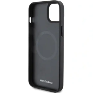 Mercedes MEHMP15M23RCMK Apple iPhone 15 Plus / 14 Plus kemény tok Simla Bőr MagSafe fekete