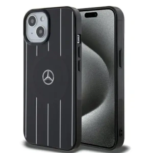 Hurtownia GSM - Mercedes MEHMP15S23HRSK Apple iPhone 15 / 14 / 13 Hardcase Doppelschicht Kreuzlinien MagSafe schwarz - MRS227 - {ean13} - Hurt
