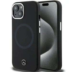 Hurtownia GSM - Etui Mercedes MEHMP15S23SCMK Apple iPhone 15 / 14 / 13 hardcase Silicone Bicolor MagSafe czarny/black - MRS230 - {ean13} - Hurt