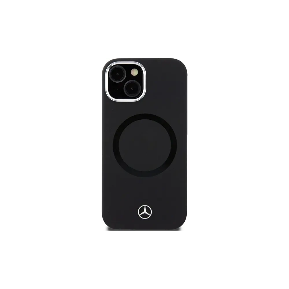 Hurtownia GSM - Mercedes MEHMP15S23SCMK Apple iPhone 15 / 14 / 13 Hartschale Silikon Bicolor MagSafe schwarz - MRS230 - {ean13} - Hurt