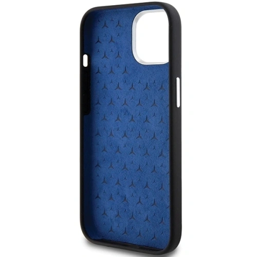 Etui Mercedes MEHMP15S23SCMK Apple iPhone 15 / 14 / 13 hardcase Silicone Bicolor MagSafe czarny/black
