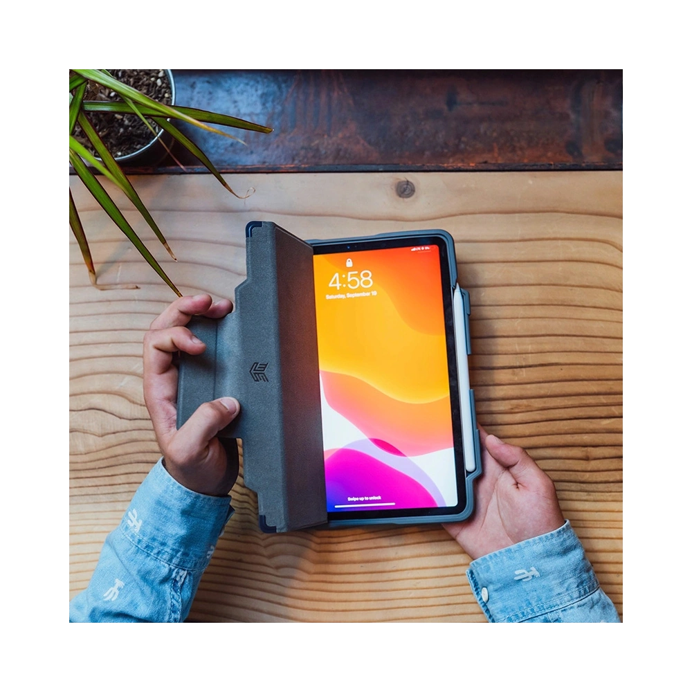 Wholesale STM Dux Plus Apple iPad 10.9" 2022 10th gen MIL-STD-810G with Apple Pencil holder (Black) EDU/COM version - STM78 - {ean13} - Hurt