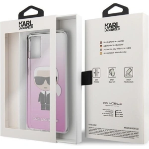 Hurtownia GSM - Karl Lagerfeld KLHCS67TRDFKPI S20+ G985 różowy/pink Karl Ikonik - KLD246PNK - {ean13} - Hurt