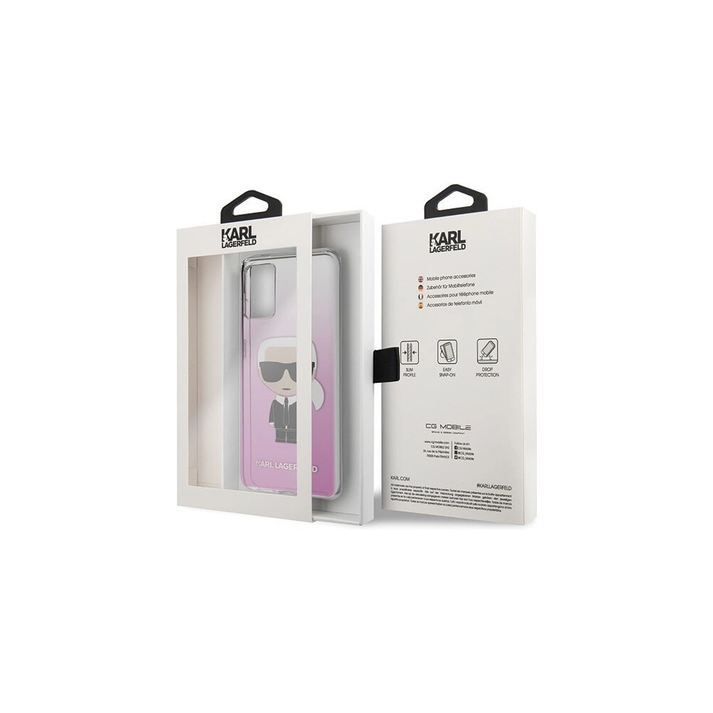 Hurtownia GSM - Karl Lagerfeld KLHCS67TRDFKPI S20+ G985 różowy/pink Karl Ikonik - KLD246PNK - {ean13} - Hurt