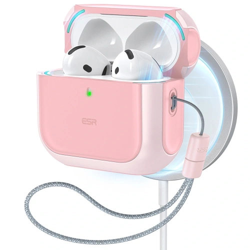 Etui ESR Orbit Halolock Magsafe Apple AirPods 4 Pink