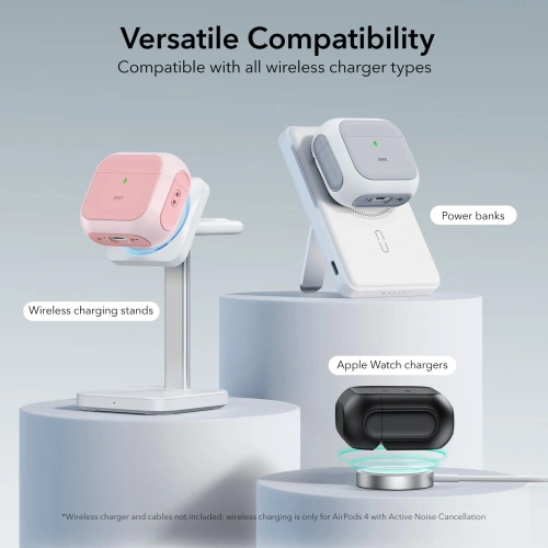 Etui ESR Orbit Halolock Magsafe Apple AirPods 4 Pink