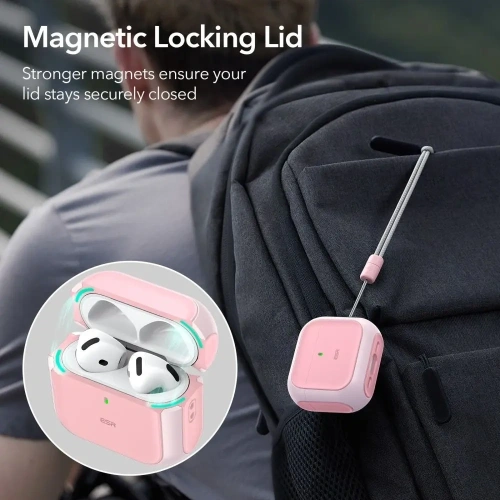 Etui ESR Orbit Halolock Magsafe Apple AirPods 4 Pink