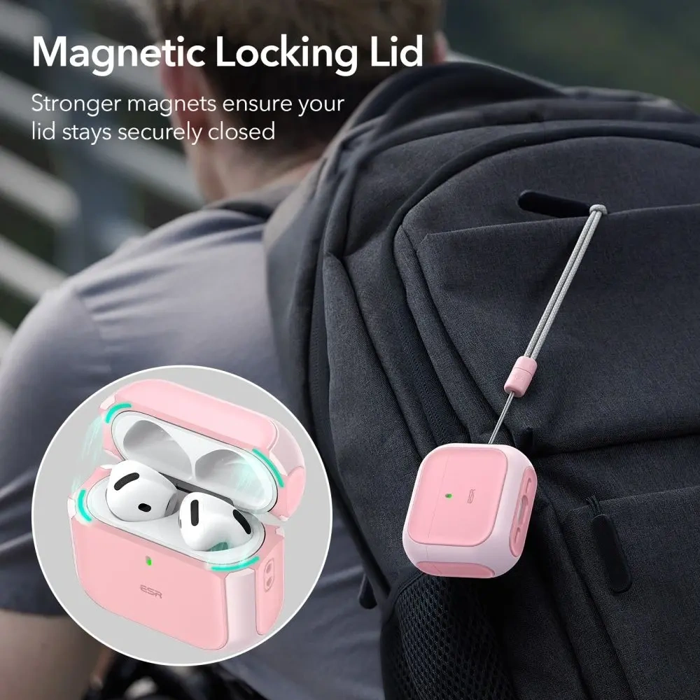 Hurtownia GSM - Etui ESR Orbit Halolock Magsafe Apple AirPods 4 Pink - ESR863 - {ean13} - Hurt