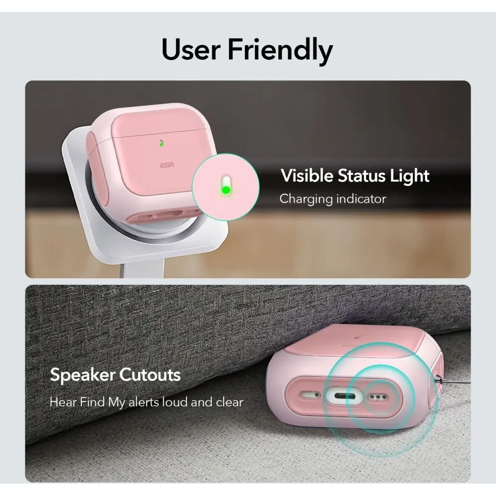Hurtownia GSM - Etui ESR Orbit Halolock Magsafe Apple AirPods 4 Pink - ESR863 - {ean13} - Hurt