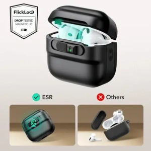 Hurtownia GSM - Etui ESR Pulse Halolock Magsafe Apple AirPods 4 Černé - ESR864 - {ean13} - Hurt