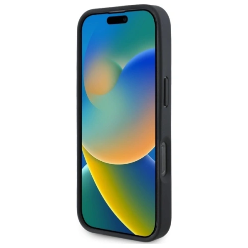 Etui BMW BMHCP16X23RCGPK Apple iPhone 16 Pro Max hardcase Sign Leather Crossing Lines Pattern czarny/black