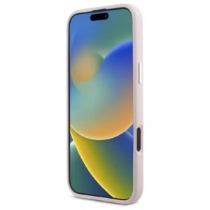 Hurtownia GSM - Guess GUHCP16MSMBSLP Apple iPhone 16 Plus kemény tok Szilikon Írásos Fém Logó & Keret rózsaszín - GUE4101 - {ean13} - Hurt