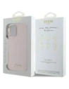 Hurtownia GSM - Guess GUHCP16MSMBSLP Apple iPhone 16 Plus kemény tok Szilikon Írásos Fém Logó & Keret rózsaszín - GUE4101 - {ean13} - Hurt
