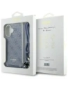 Wholesale Guess GUHCP16SHC4SEB Apple iPhone 16 hardcase Crossbody Cord 4G Print blue - GUE4102 - {ean13} - Hurt