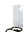 Wholesale Guess GUHCP16SHC4SEW Apple iPhone 16 hardcase Crossbody Cord 4G Print brown - GUE4103 - {ean13} - Hurt