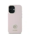 Hurtownia GSM - Etui Guess GUHCP16SM4DGPP Apple iPhone 16 hardcase Silicone Logo Strass 4G jasnoróżowy/pink - GUE4105 - {ean13} - Hurt