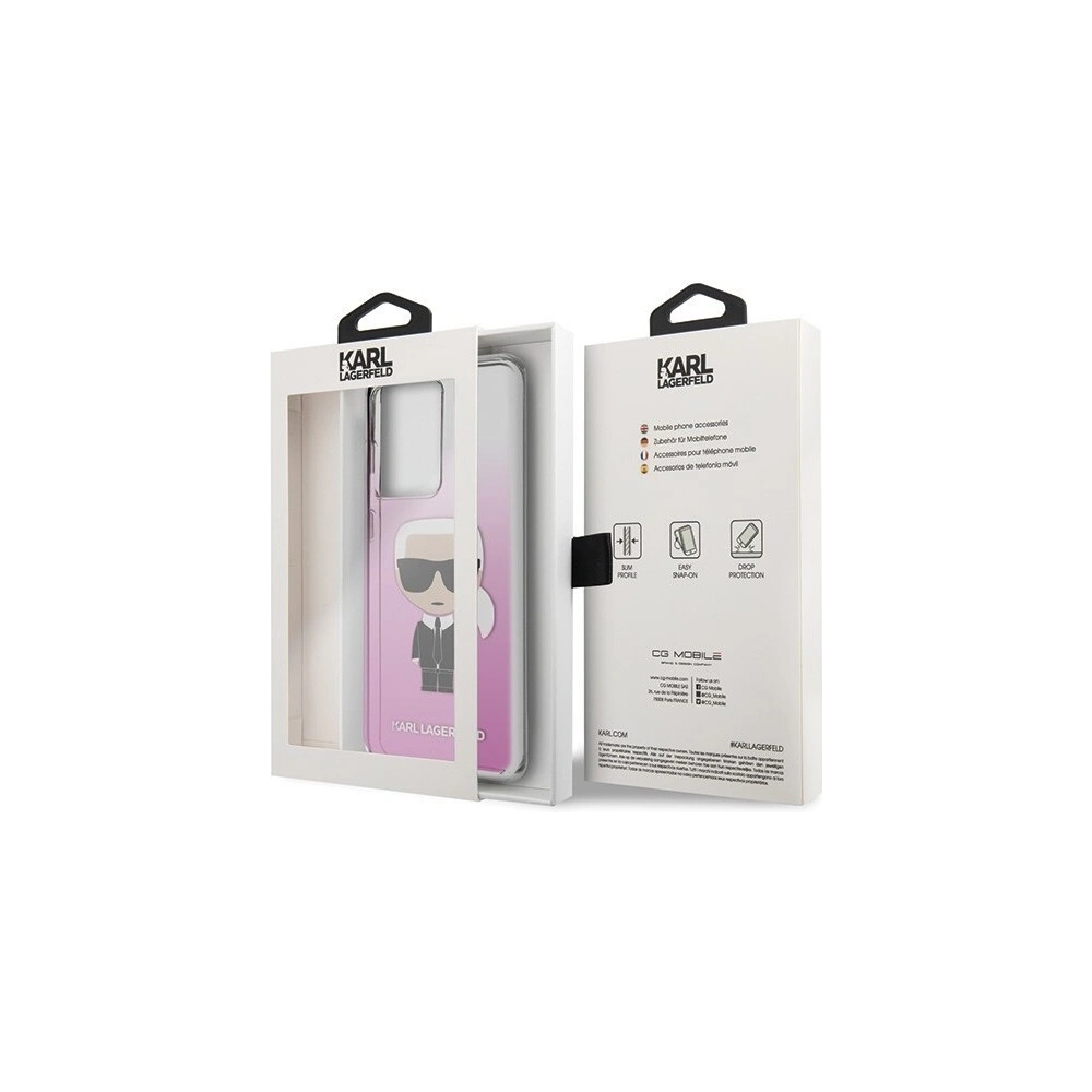 Hurtownia GSM - Karl Lagerfeld KLHCS69TRDFKPI S20 Ultra G988 różowy/pink Karl Ikonik - KLD249PNK - {ean13} - Hurt