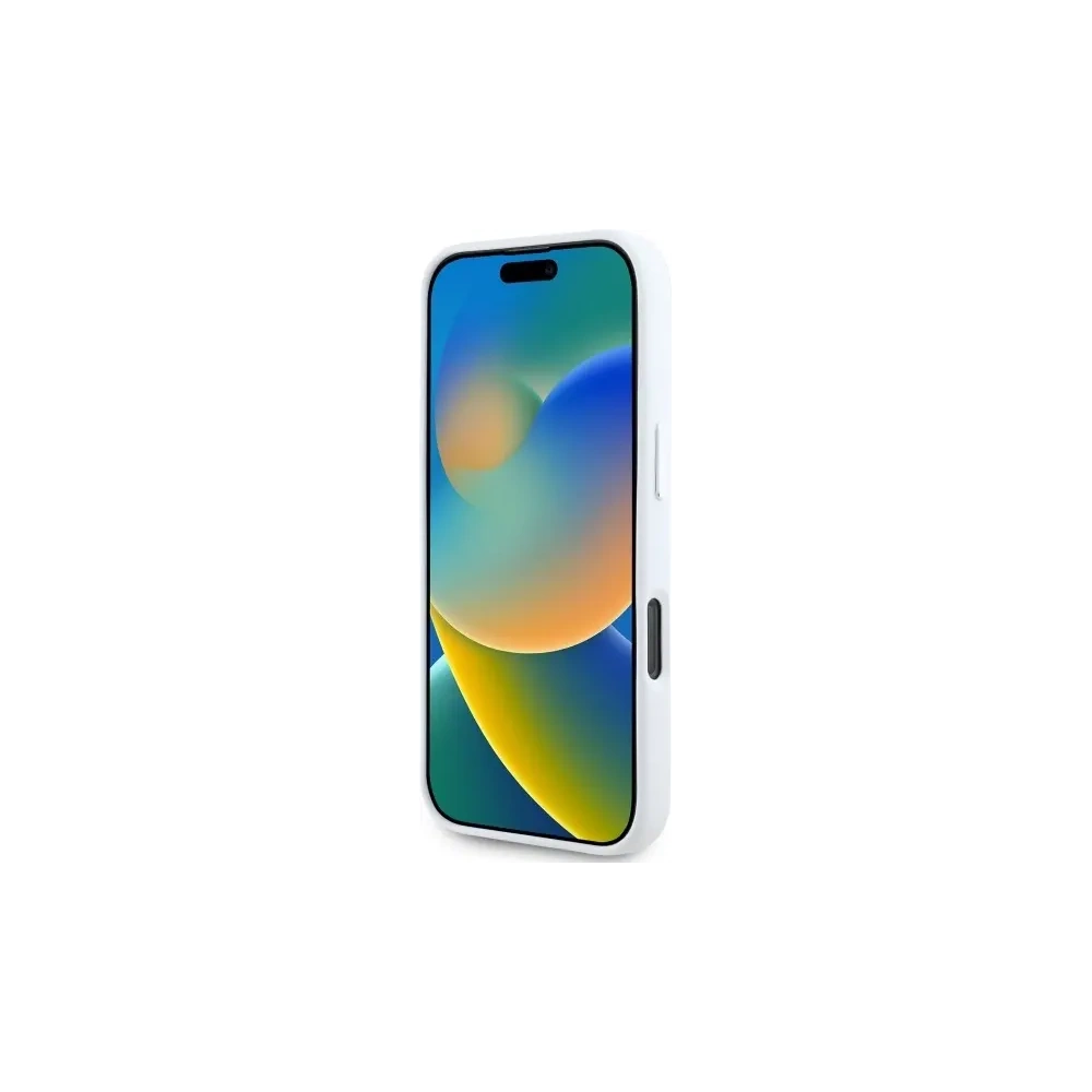 Hurtownia GSM - Karl Lagerfeld KLHMP16LSCMKMPCH Apple iPhone 16 Pro Hardcase Silikon Initial Metall-Logo MagSafe weiß - KLD21801 - {ean13} - Hurt