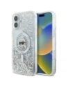 Etui Karl Lagerfeld KLHMP16MLGKISGH Apple iPhone 16 Plus hardcase Liquid Glitter Karl Head Magsafe transparent