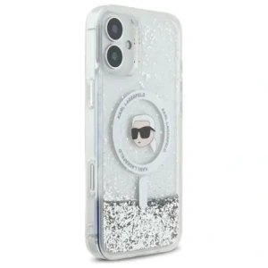 Hurtownia GSM - Karl Lagerfeld KLHMP16MLGKISGH Apple iPhone 16 Plus hardcase Liquid Glitter Karl Head Magsafe átlátszó - KLD21803 - {ean13} - Hurt