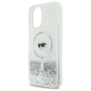 Hurtownia GSM - Karl Lagerfeld KLHMP16MLGKISGH Apple iPhone 16 Plus hardcase Liquid Glitter Karl Head Magsafe átlátszó - KLD21803 - {ean13} - Hurt