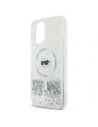 Hurtownia GSM - Karl Lagerfeld KLHMP16MLGKISGH Apple iPhone 16 Plus hardcase Liquid Glitter Karl Head Magsafe transparent - KLD21803 - {ean13} - Hurt
