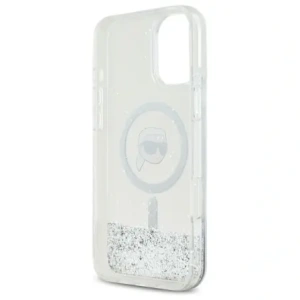Wholesale Karl Lagerfeld KLHMP16MLGKISGH Apple iPhone 16 Plus hardcase Liquid Glitter Karl Head Magsafe transparent - KLD21803 - {ean13} - Hurt