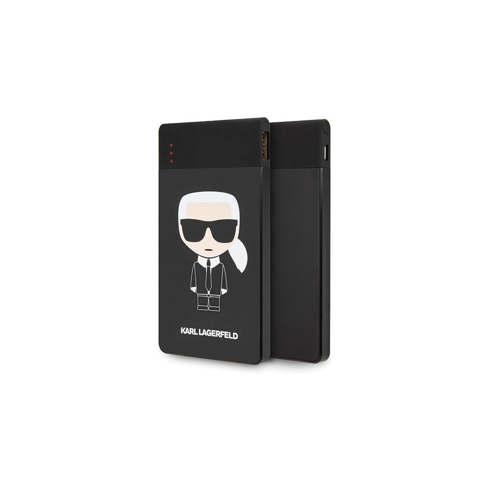 Hurtownia GSM - Karl Lagerfeld Powerbank KLPB4KFKIKBK 4000 mAh czarny/black Karl Iconic - KLD251BLK - {ean13} - Hurt