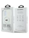 Hurtownia GSM - Karl Lagerfeld KLHMP16MLGKISGH Apple iPhone 16 Plus hardcase Liquid Glitter Karl Head Magsafe transparent - KLD21803 - {ean13} - Hurt