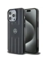 Mercedes MEHMP15X23HRSK Apple iPhone 15 Pro Max Hardcase Doppelschicht Kreuzlinien MagSafe schwarz