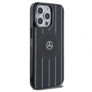 Hurtownia GSM - Mercedes MEHMP15X23HRSK Apple iPhone 15 Pro Max Hardcase Doppelschicht Kreuzlinien MagSafe schwarz - MRS232 - {ean13} - Hurt