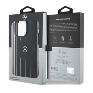 Hurtownia GSM - Mercedes MEHMP15X23HRSK Apple iPhone 15 Pro Max Hardcase Doppelschicht Kreuzlinien MagSafe schwarz - MRS232 - {ean13} - Hurt
