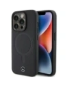 Wholesale Mercedes MEHMP15X23RCMK Apple iPhone 15 Pro Max hardcase Smooth Leather MagSafe black - MRS233 - {ean13} - Hurt