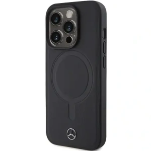Wholesale Mercedes MEHMP15X23RCMK Apple iPhone 15 Pro Max hardcase Smooth Leather MagSafe black - MRS233 - {ean13} - Hurt