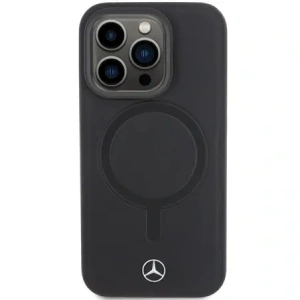 Hurtownia GSM - Mercedes MEHMP15X23RCMK Apple iPhone 15 Pro Max Hartschale Glattes Leder MagSafe schwarz - MRS233 - {ean13} - Hurt