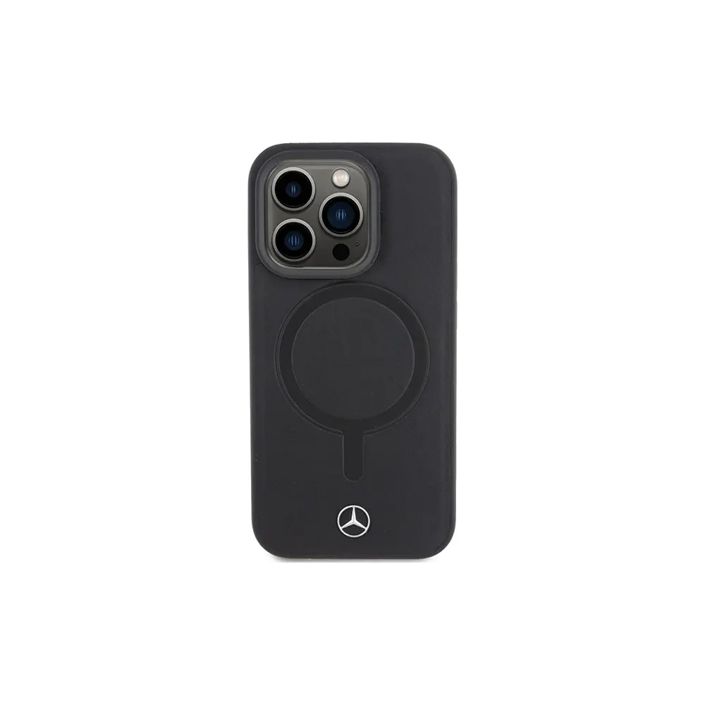 Hurtownia GSM - Mercedes MEHMP15X23RCMK Apple iPhone 15 Pro Max Hartschale Glattes Leder MagSafe schwarz - MRS233 - {ean13} - Hurt