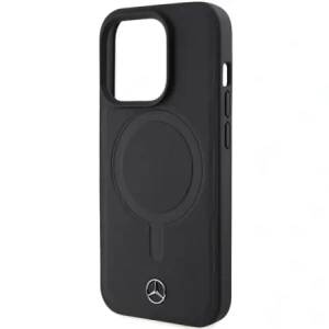 Wholesale Mercedes MEHMP15X23RCMK Apple iPhone 15 Pro Max hardcase Smooth Leather MagSafe black - MRS233 - {ean13} - Hurt
