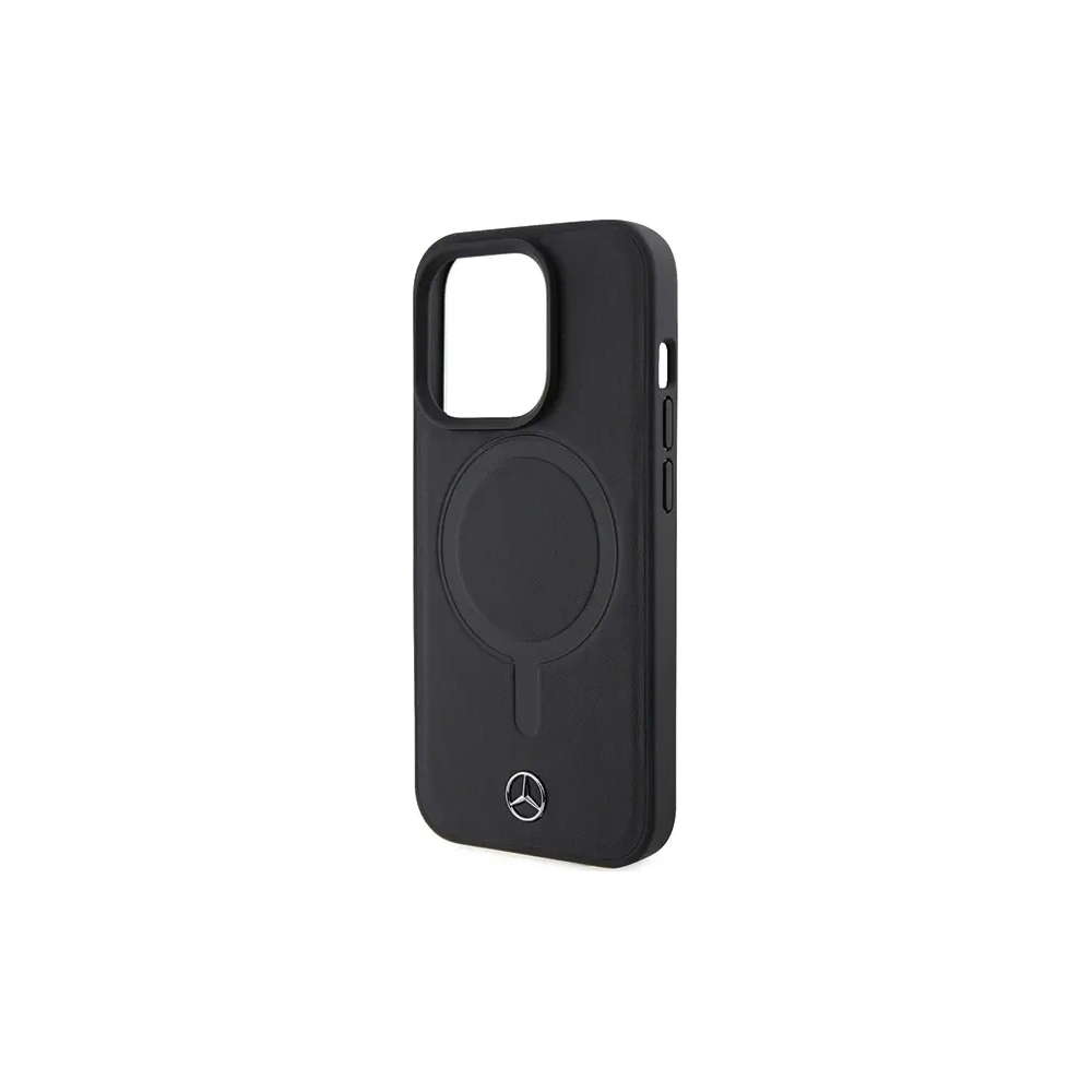 Hurtownia GSM - Mercedes MEHMP15X23RCMK Apple iPhone 15 Pro Max Hartschale Glattes Leder MagSafe schwarz - MRS233 - {ean13} - Hurt